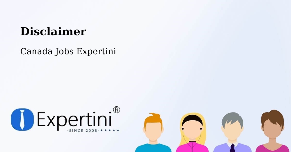 Disclaimer – Innisfil - Canada Jobs Expertini